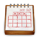 Calendar, wooden WhiteSmoke icon