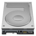 Disk, storage, Harddrive DarkGray icon