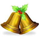 christmas, Bells Black icon