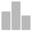 Bar, graph, chart Silver icon