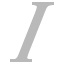 Font, italic Silver icon