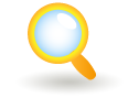 magnifying, search, glass DarkGray icon