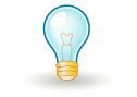 Idea, light, lightbulb DarkGray icon