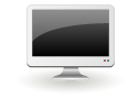screen, Computer, monitor DarkGray icon