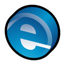 internet, Explorer Black icon