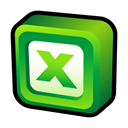 office, Excel, microsoft ForestGreen icon