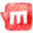 pencil, mixx Tomato icon