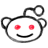Alien, Reddit Black icon
