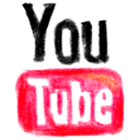 pencil, youtube Black icon
