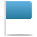 Blue, flag SteelBlue icon