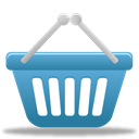 ecommerce, Basket, shopping, webshop SteelBlue icon