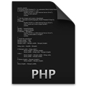 Php Black icon