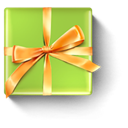 christmas, birthday, gift YellowGreen icon