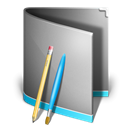 Folder, Applications Black icon
