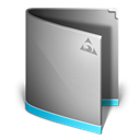Folder, Antares Black icon