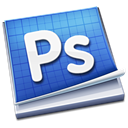 adobe, photoshop RoyalBlue icon