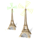 paris, tower, Eiffel Black icon