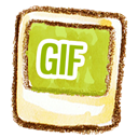 Gif, natsu YellowGreen icon