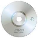 Dvd, r DarkGray icon