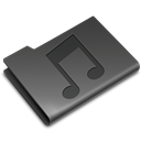 music Black icon