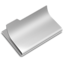 Folder, open Black icon