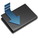 Downloads, Folder DarkSlateGray icon