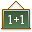 Sum, Blackboard DarkOliveGreen icon