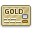 gold, card DimGray icon