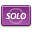 solo, card DarkOrchid icon