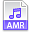 Extension, Amr, File MediumSlateBlue icon