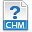 File, Chm, Extension SteelBlue icon