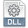 File, Dll, Extension SlateGray icon