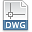 File, Extension, Dwg SteelBlue icon