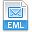 Eml, File, Extension CornflowerBlue icon