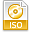 Iso, File, Extension Icon