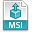 Extension, File, msi Icon