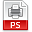 File, Extension, Ps Icon