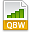 Extension, qbw, File Gainsboro icon