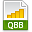 File, Extension, qbb OliveDrab icon