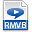 Rmvb, Extension, File SteelBlue icon