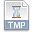 Extension, File, tmp DarkGray icon