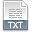 File, Txt, Extension Icon