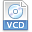 Vcd, Extension, File SteelBlue icon