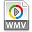 File, Extension, Wmv DimGray icon