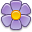 Flower MediumPurple icon