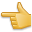 point, 180, Hand Icon