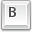 B, Key Icon