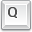 q, Key Icon