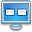 monitor, window DodgerBlue icon