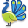Peacock Black icon
